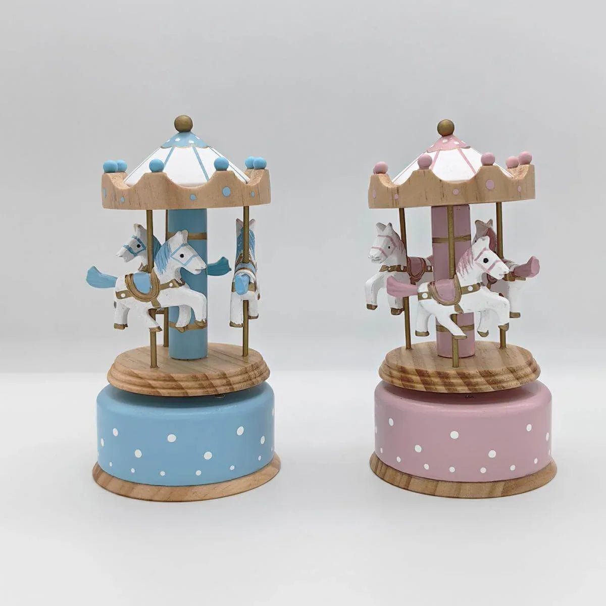 Bomboniera Nascita Bimba Carousel Baby Girl GS6/G Special Gifts Bomboniera - The King Luxury