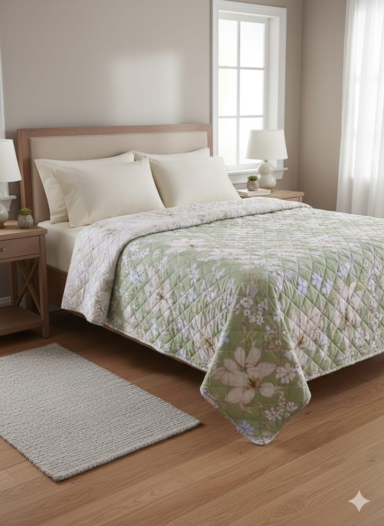 Trapuntino matrimoniale Tessitura Randi Atelier 42-41 Matrimoniale Percalle di Cotone