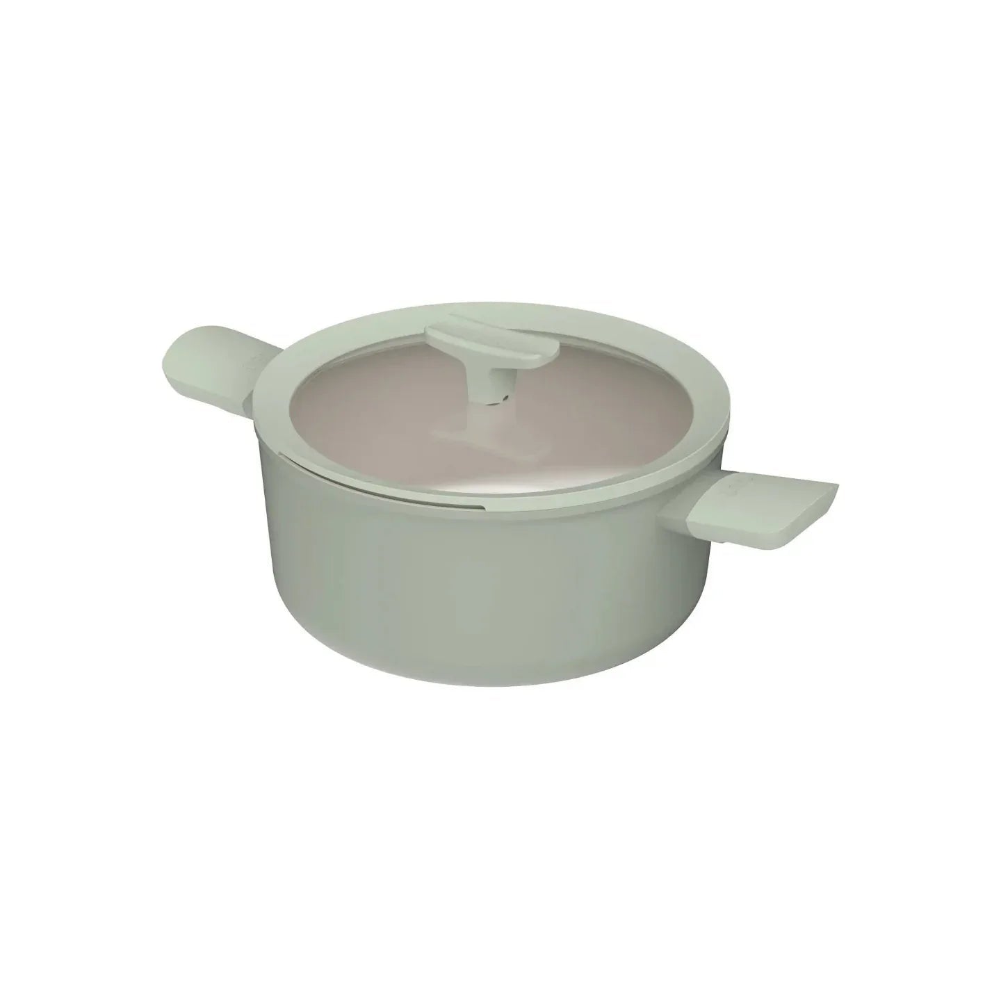 Casseruola Antiaderente con Coperchio 24 cm – Berghoff Balance Sage 3950452 - The King Luxury