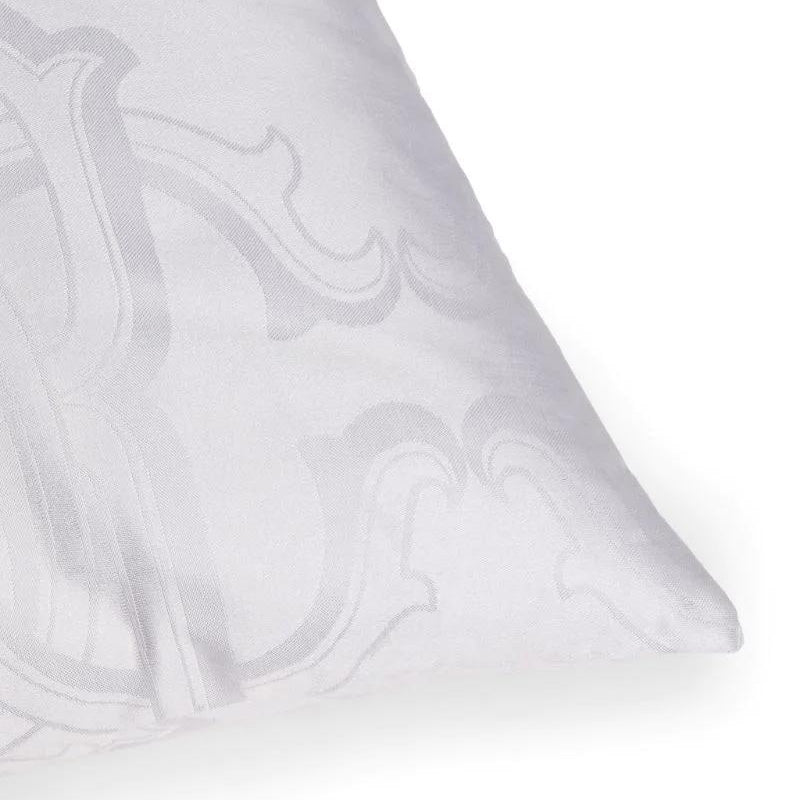 Cuscino Roberto Cavalli Logo 60x60 cm Raso di Cotone