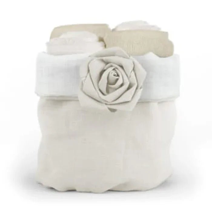 Cestino Lavette Daunex Bocciolo con Cestino 30x30 Spugna - The King Luxury