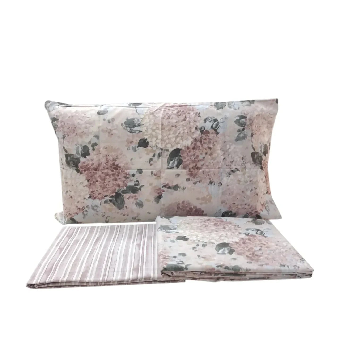 Completo Lenzuola Mae' Via Roma 60 Dea Matrimoniale Percalle di Cotone - The King Luxury