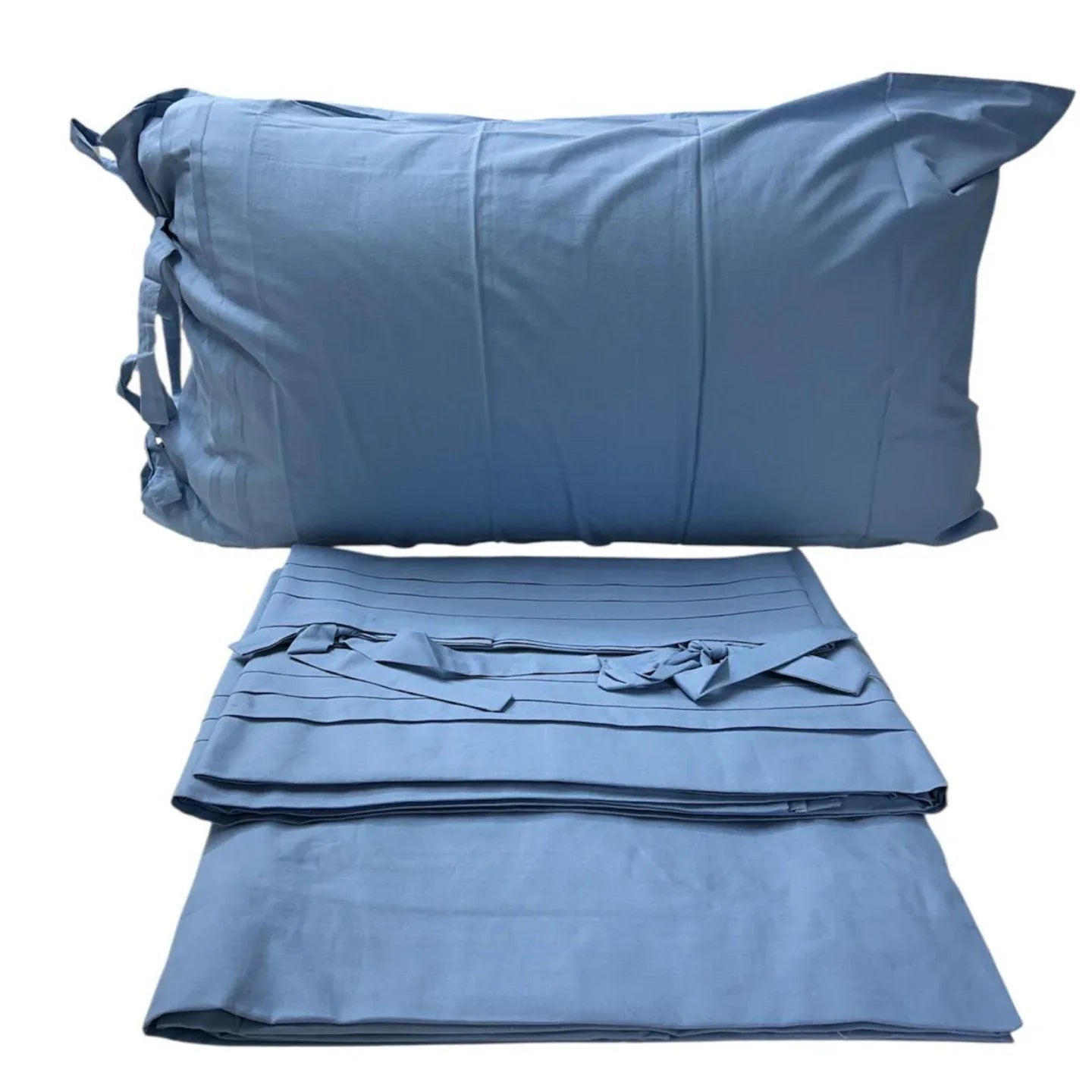 Completo Lenzuola Matrimoniale Alexander Tuscany Home Fettuccia – 100% Cotone - The King Luxury