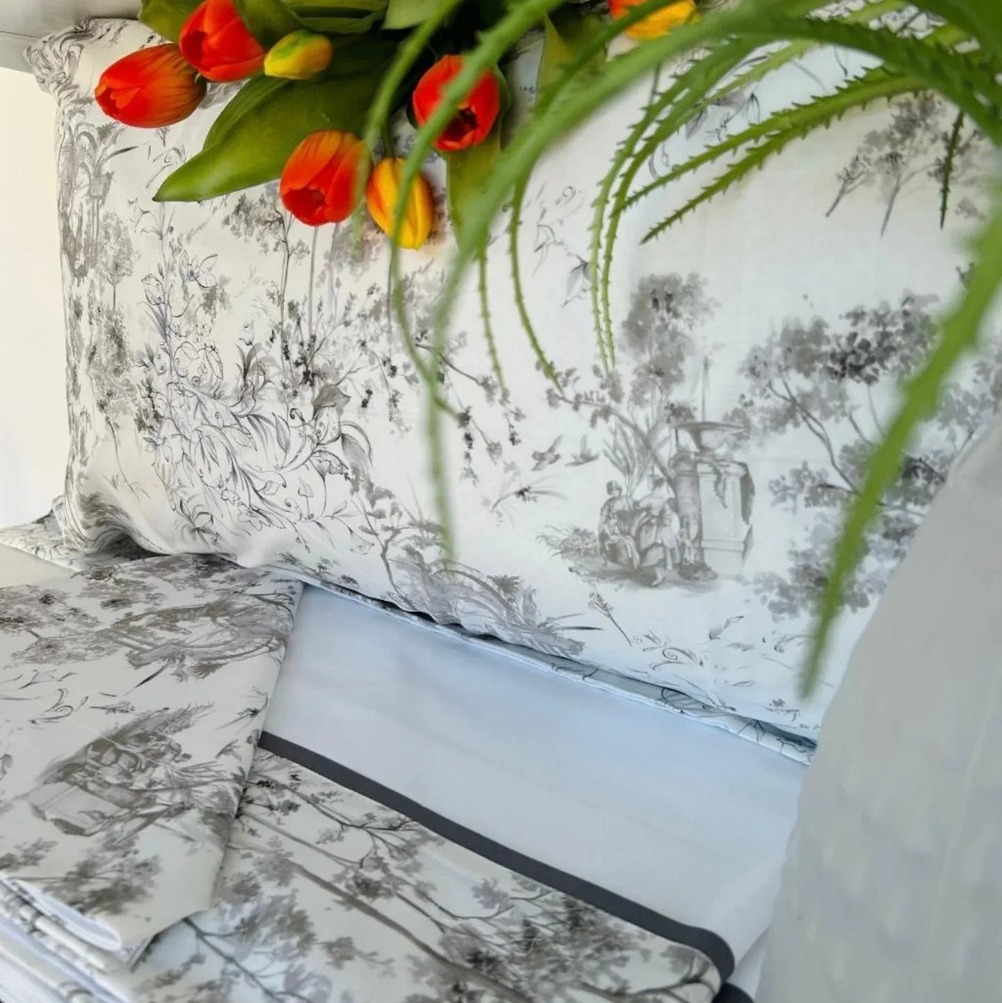 Completo Lenzuola Matrimoniale Alexander Tuscany Home Garden – 100% Cotone - The King Luxury