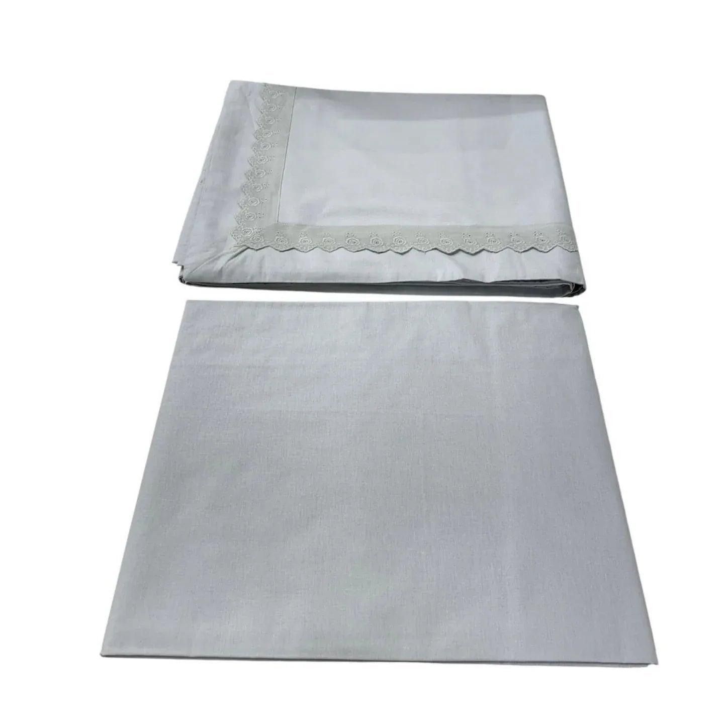 Completo Lenzuola Matrimoniale Alexander Tuscany Home Pizzetto – 100% Cotone - The King Luxury