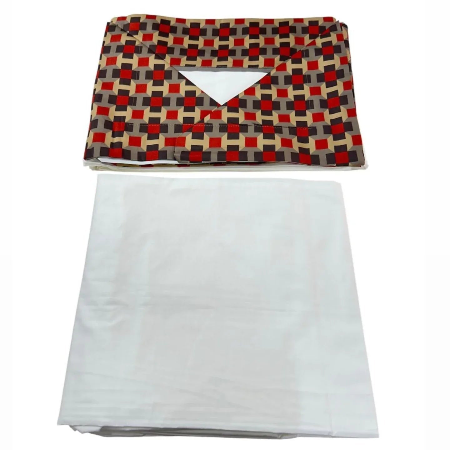 Completo Lenzuola Matrimoniale Alexander Tuscany Home Rombi – 100% Cotone - The King Luxury