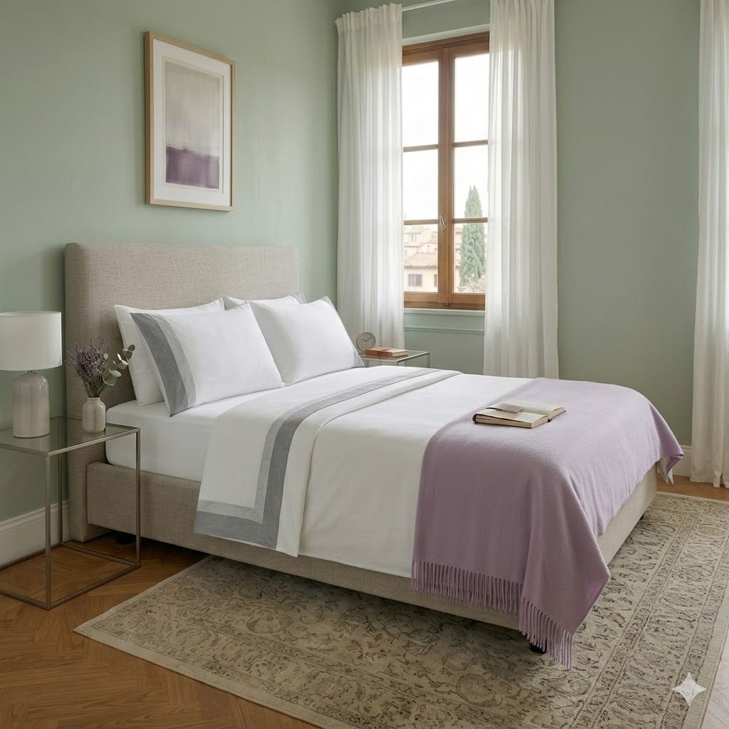 Completo Lenzuola Matrimoniale Vomero in Cotone Maestri Cotonieri - The King Luxury