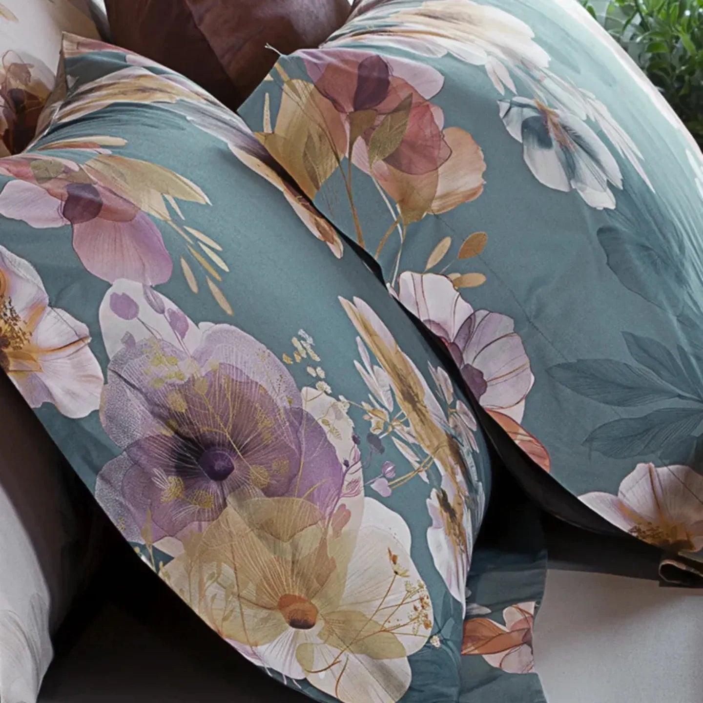 Completo Lenzuola Matrimoniale Yumi in Percalle 200TC – Tessitura Randi - The King Luxury