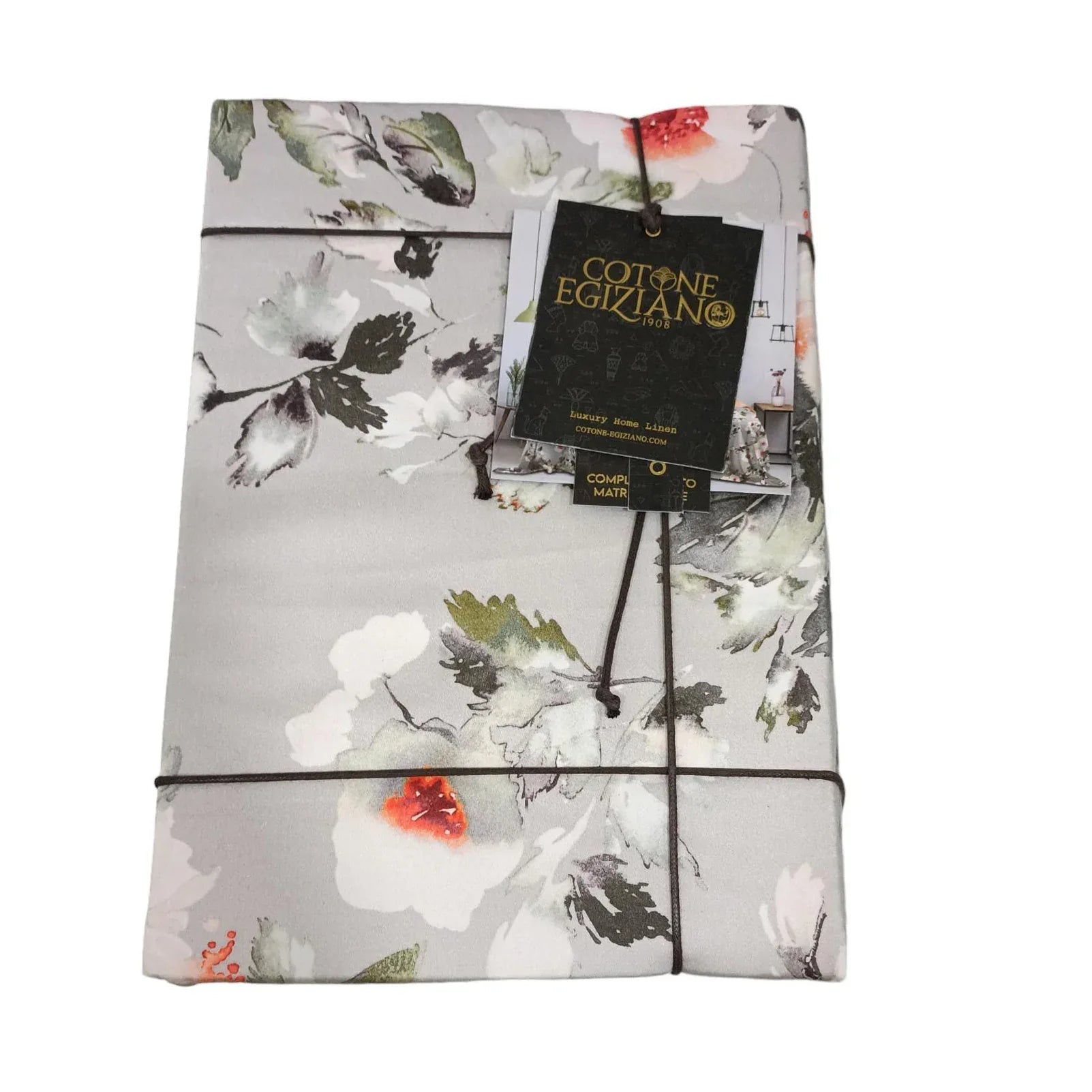 Completo Lenzuola Victorine Matrimoniale Raso di Cotone Eleganti - The King Luxury