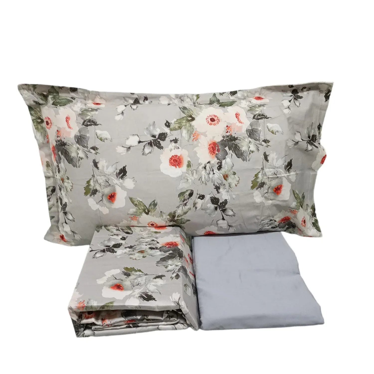 Completo Lenzuola Victorine Matrimoniale Raso di Cotone Eleganti - The King Luxury