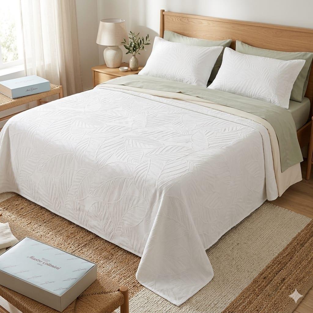 Copriletto Maestri Cotonieri Nio Matrimoniale - The King Luxury