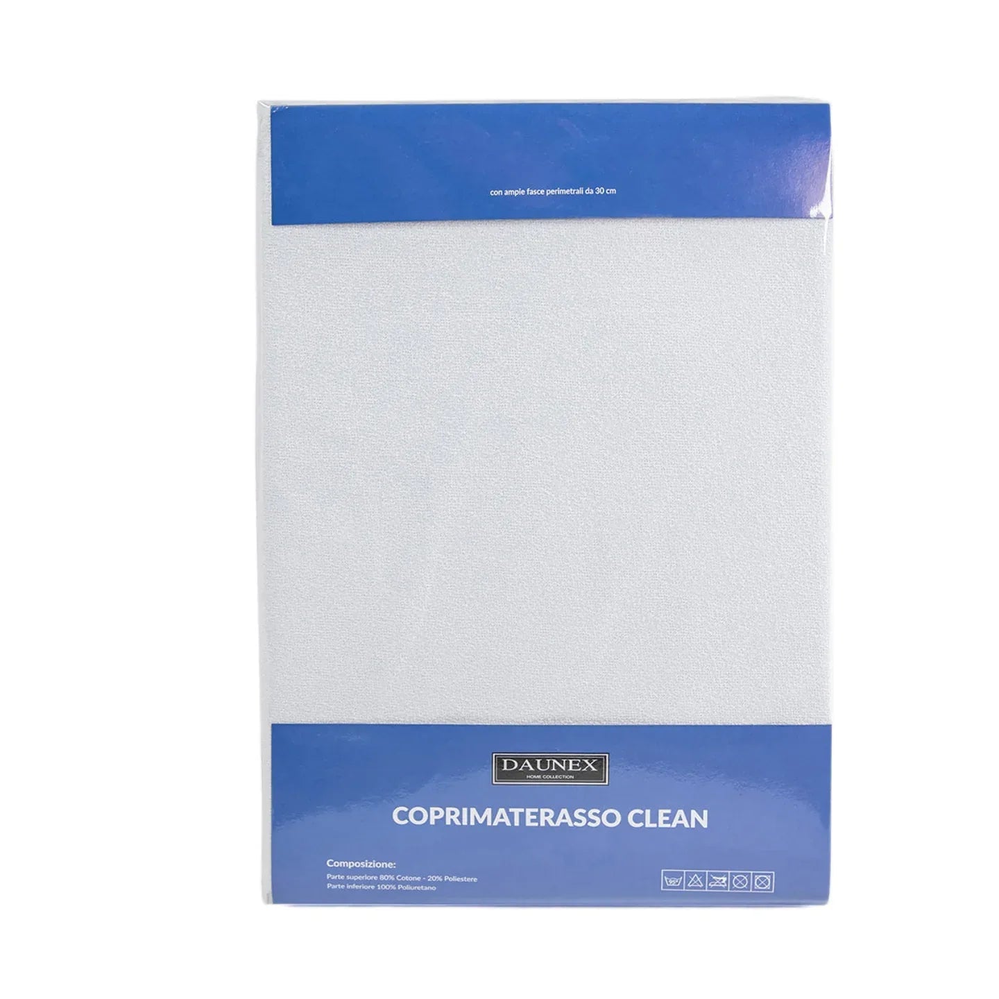 Coprimaterasso Daunex Clean 120×200+30 cm – 1 Piazza e Mezza Impermeabile - The King Luxury