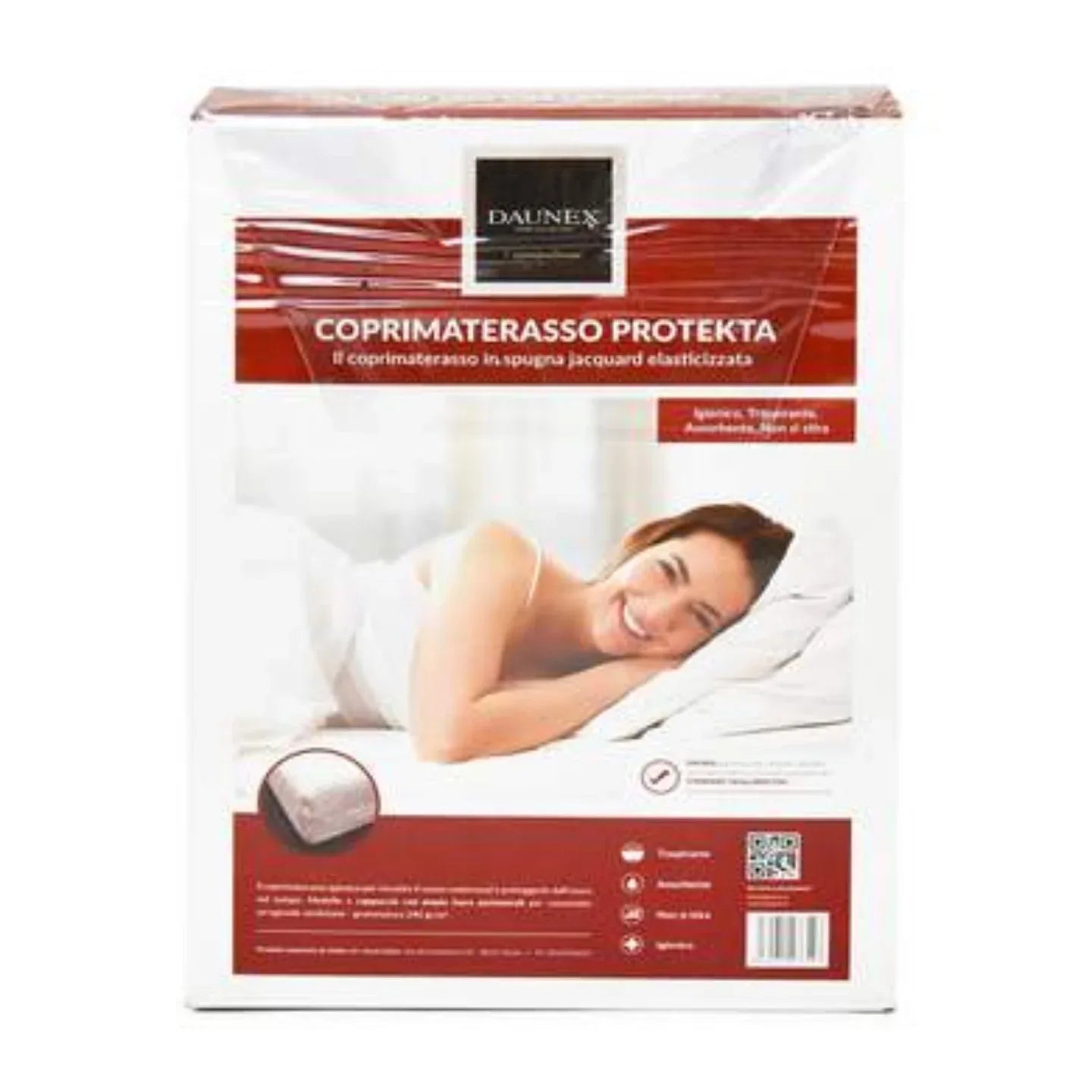 Coprimaterasso Daunex Protekta 130×200+30 cm – 1 Piazza e Mezza - The King Luxury