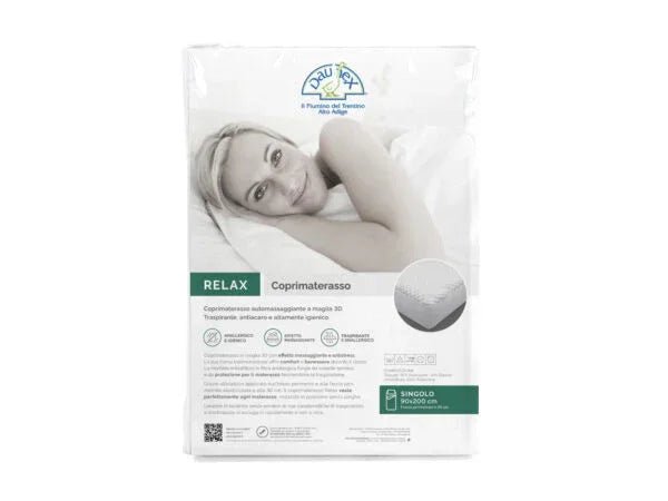Coprimaterasso Daunex Relax Singolo 90x200 + 30 cm - The King Luxury