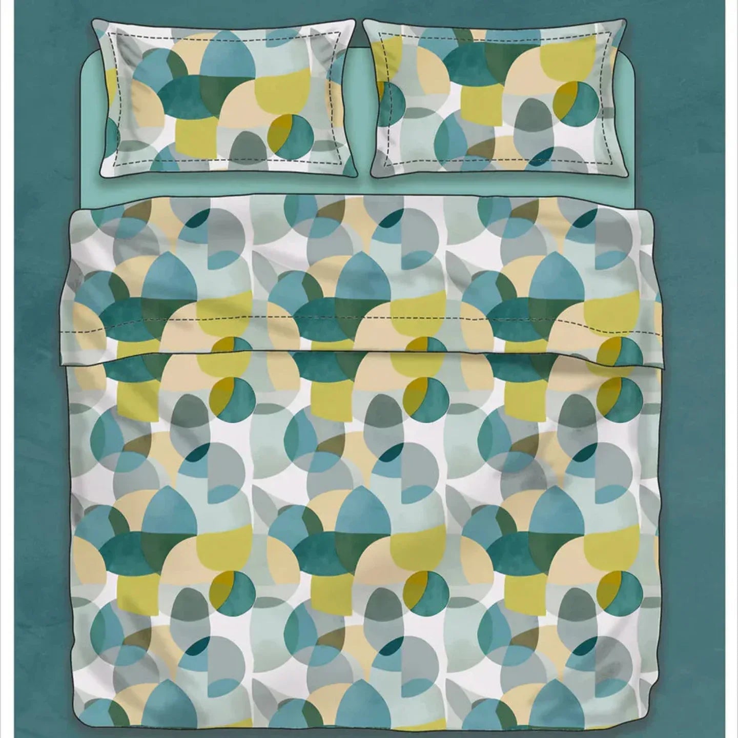 Copripiumino Tessitura Randi Atelier 29 Matrimoniale Percalle di Cotone - The King Luxury