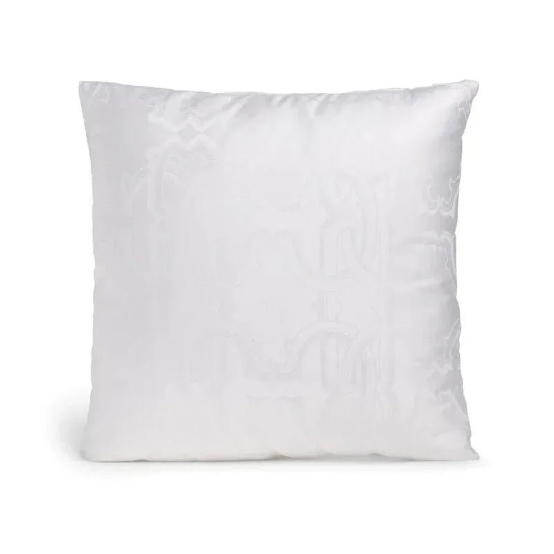 Cuscino Roberto Cavalli Logo 60x60 Raso Cotone - The King Luxury