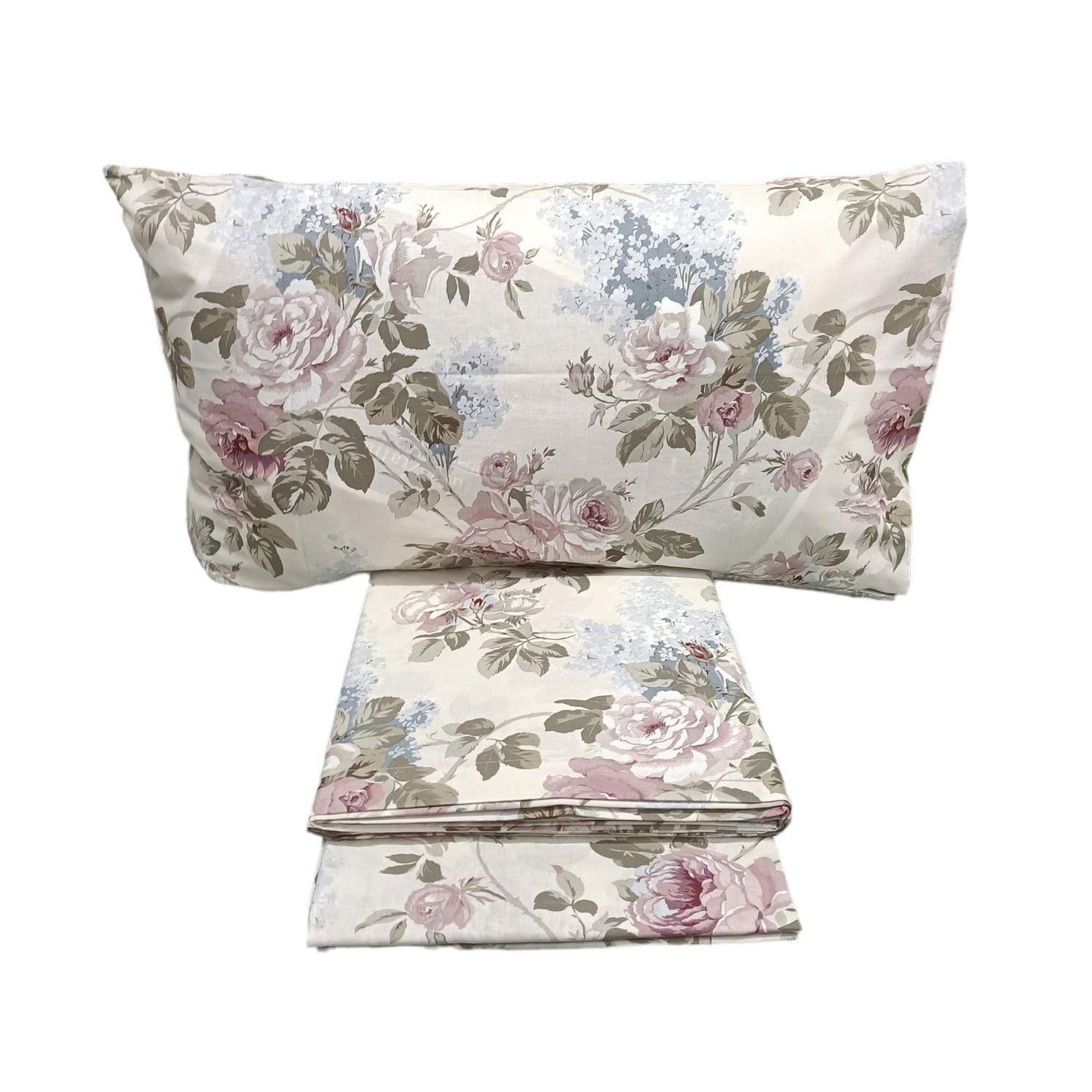 Completo Lenzuola Imberti Living Matrimoniale 100% Cotone