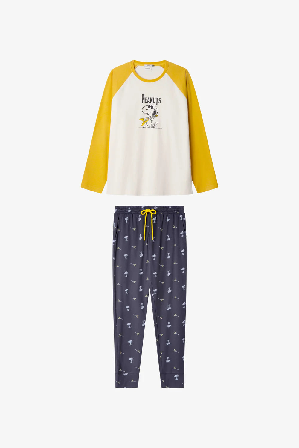 Pigiama Uomo Gisela 2/20343S – Set Snoopy in Maglia Interlock