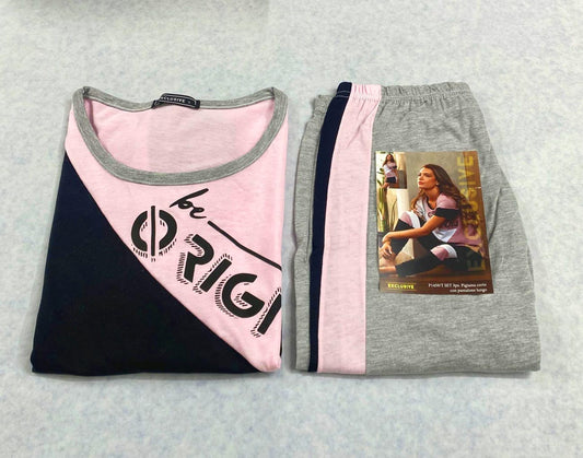 Pigiama Donna Exclusive P1459/T M Cotone