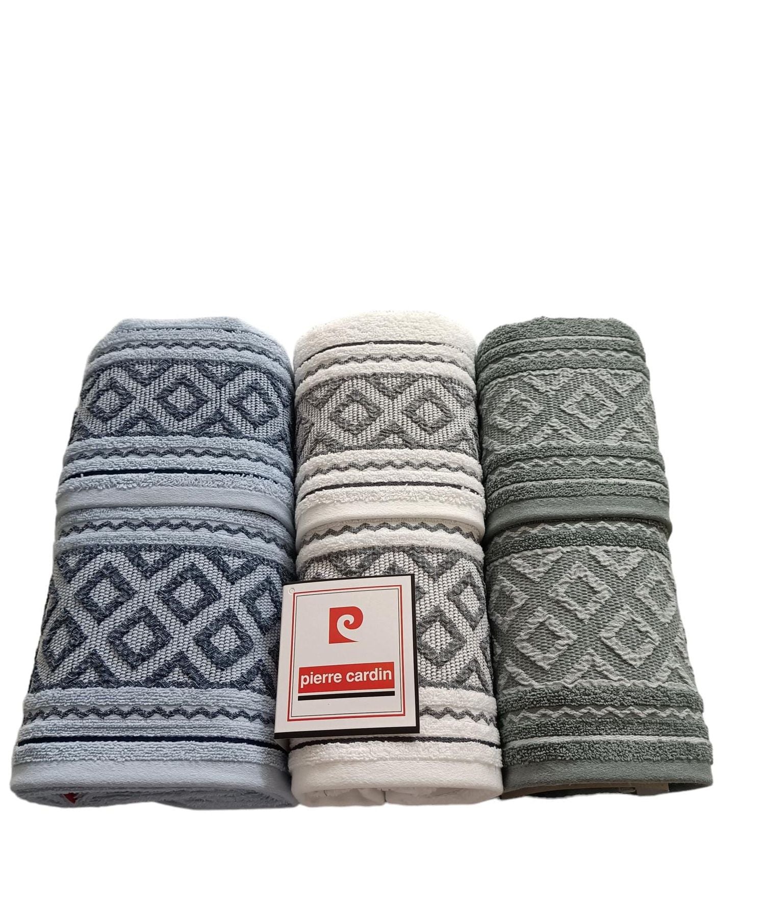 Set Asciugamani 3+3 Pierre Cardin Mykonos  Spugna di Cotone