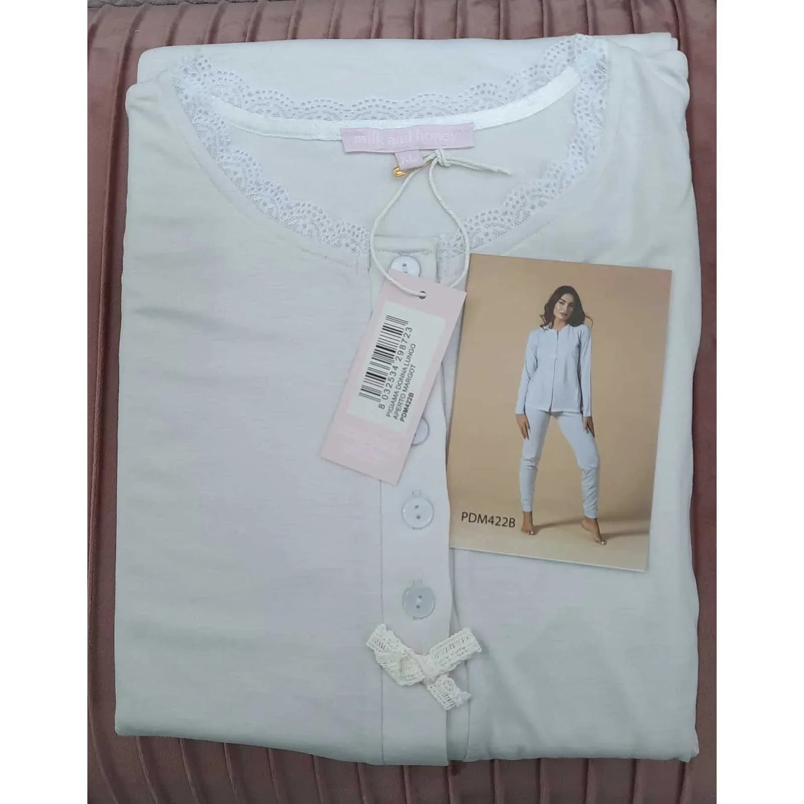 Pigiama Autunno/Inverno Donna Milk And Honey Margot Cotone - The King Luxury