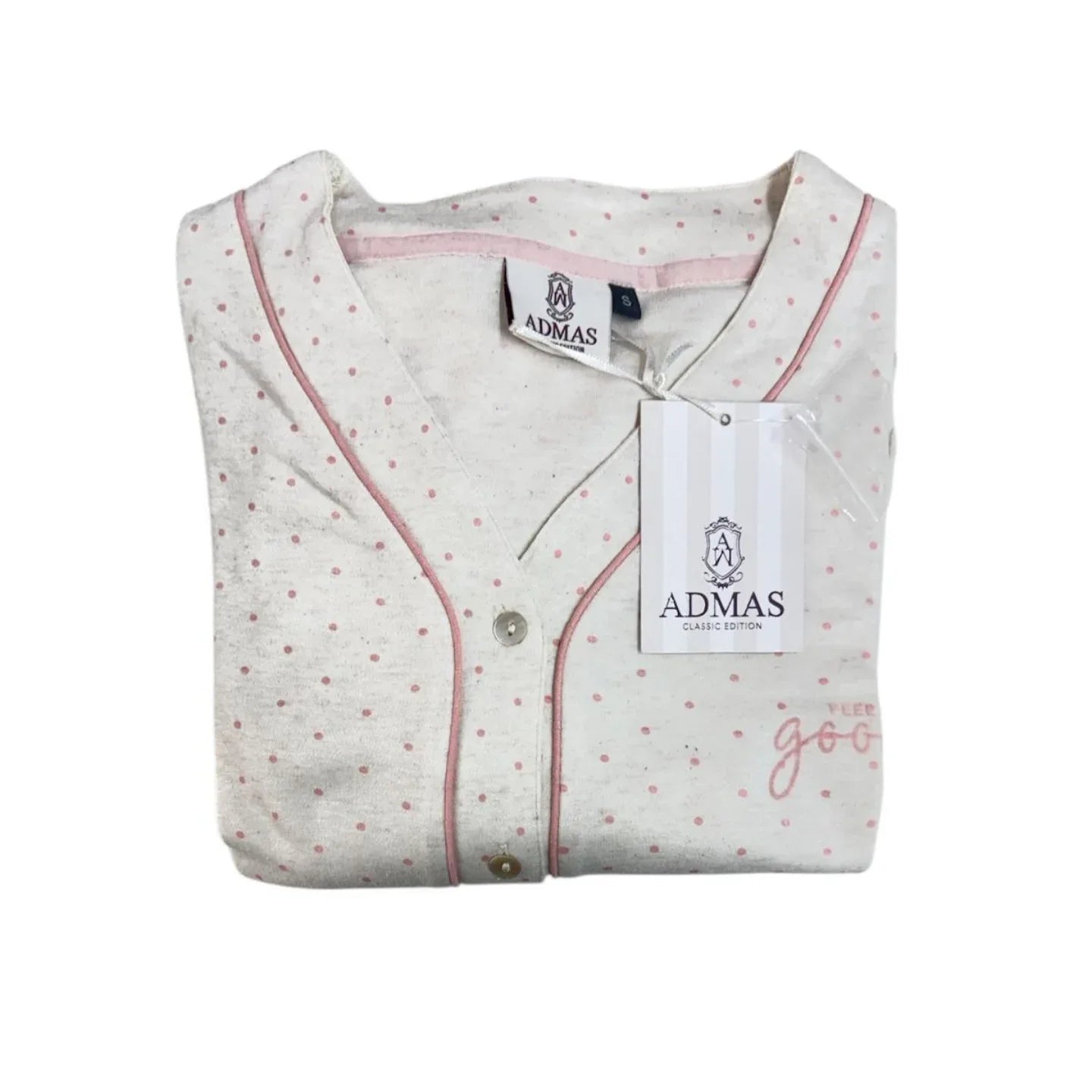 Pigiama Donna Admas Classic – Luxury Edizione Limitata – Camicia Aperta e Pantalone Lungo - The King Luxury