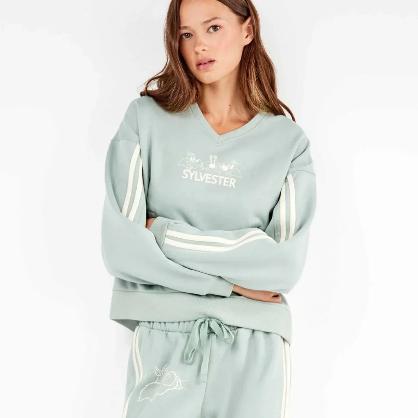 Pigiama Donna Autunno/Inverno Gisela 2/20346S – Set Sylvester in Pile Trapuntato - The King Luxury