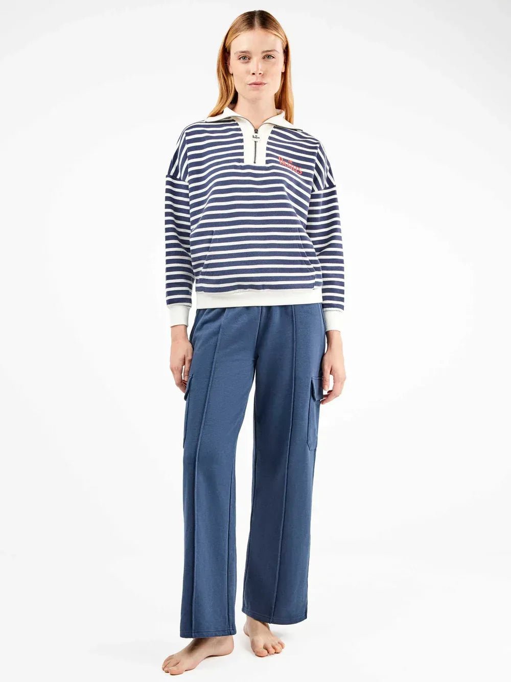 Pigiama Donna Autunno/Inverno Gisela 2/20364S – Pile Beatles con Zip e Pantaloni Cargo - The King Luxury