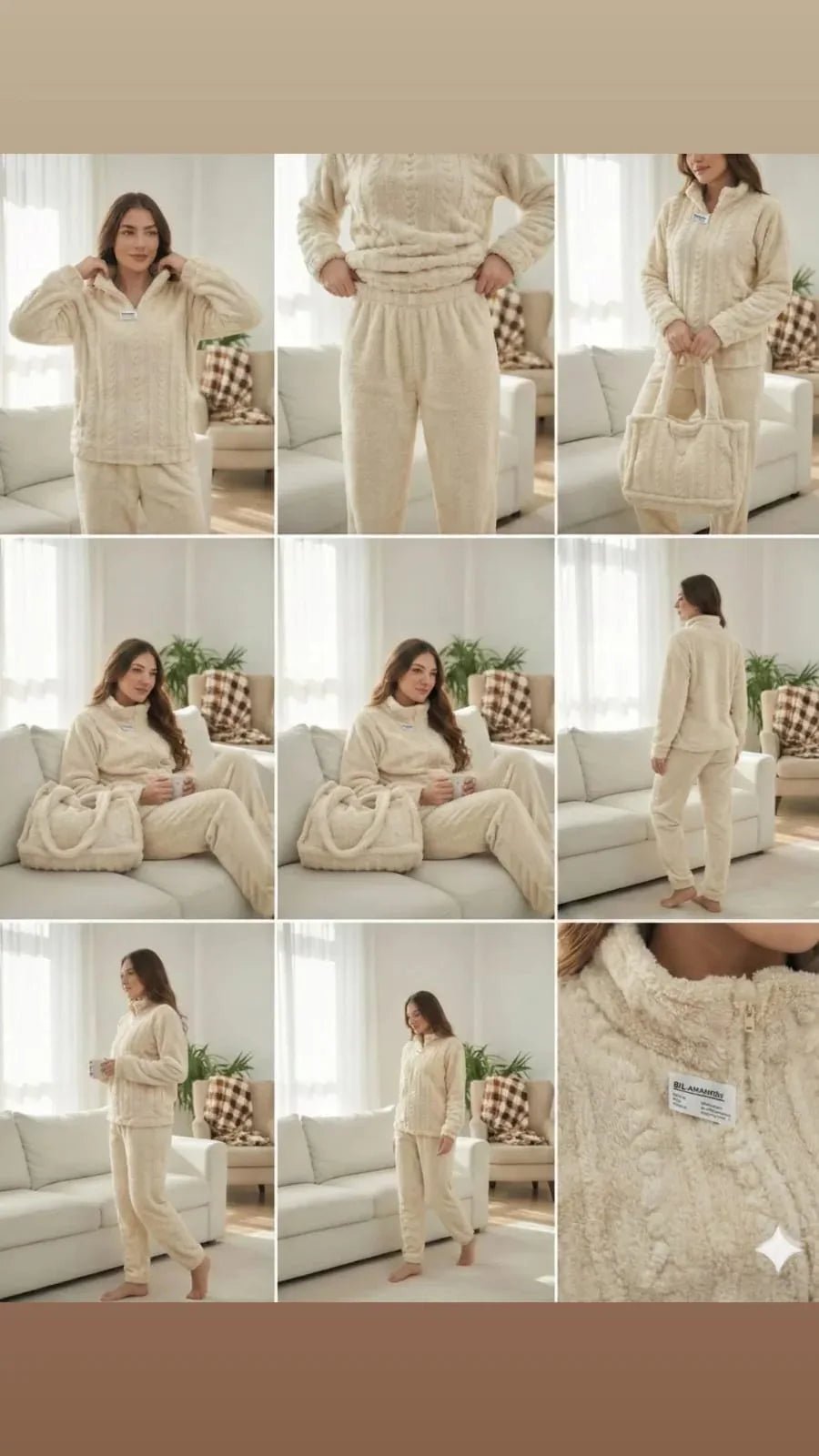 Pigiama Donna Autunno/Inverno Milk And Honey PD1476 Sherpa - The King Luxury