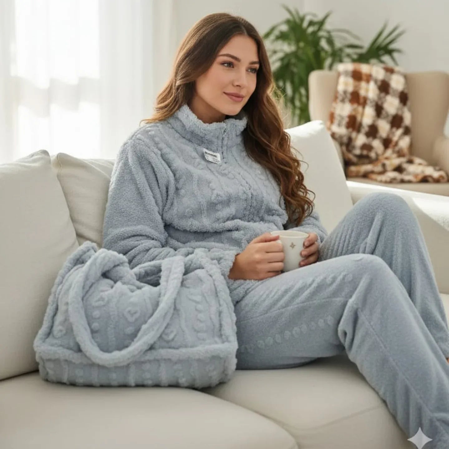 Pigiama Donna Autunno/Inverno Milk And Honey PD1476 Sherpa - The King Luxury