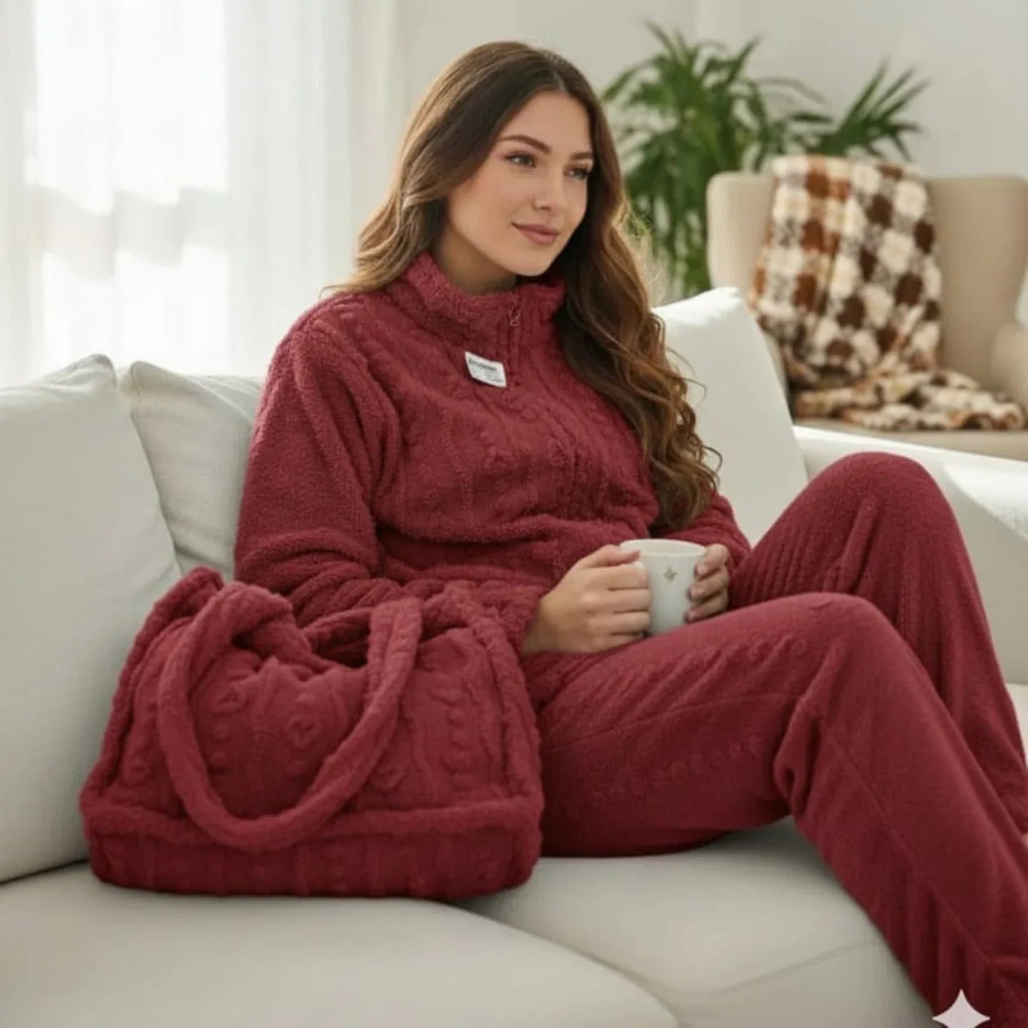 Pigiama Donna Autunno/Inverno Milk And Honey PD1476 Sherpa - The King Luxury