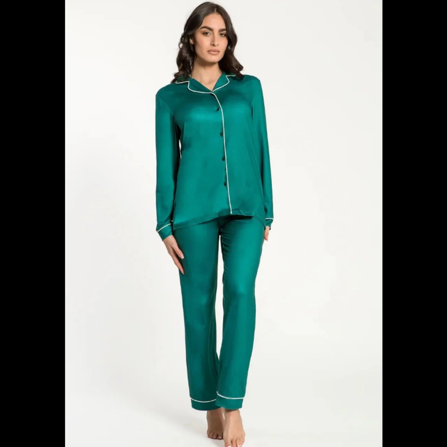 Pigiama Donna Milk and Honey Humble – Tuta in Ciniglia con Bottoni – Made in Italy - The King Luxury