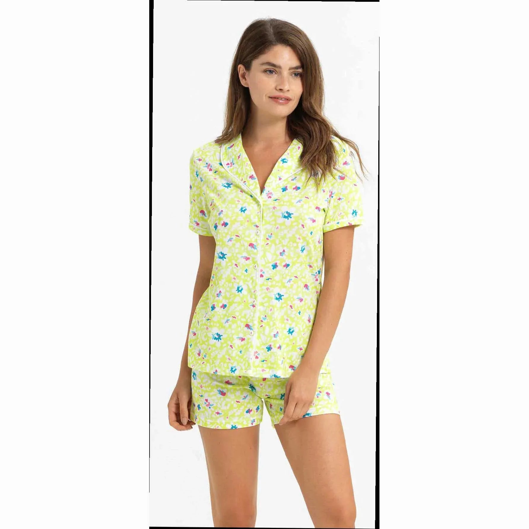 Pigiama Primavera/Estate Donna Bee Cool Smoothie Serie 5 44 100% Cotone - The King Luxury