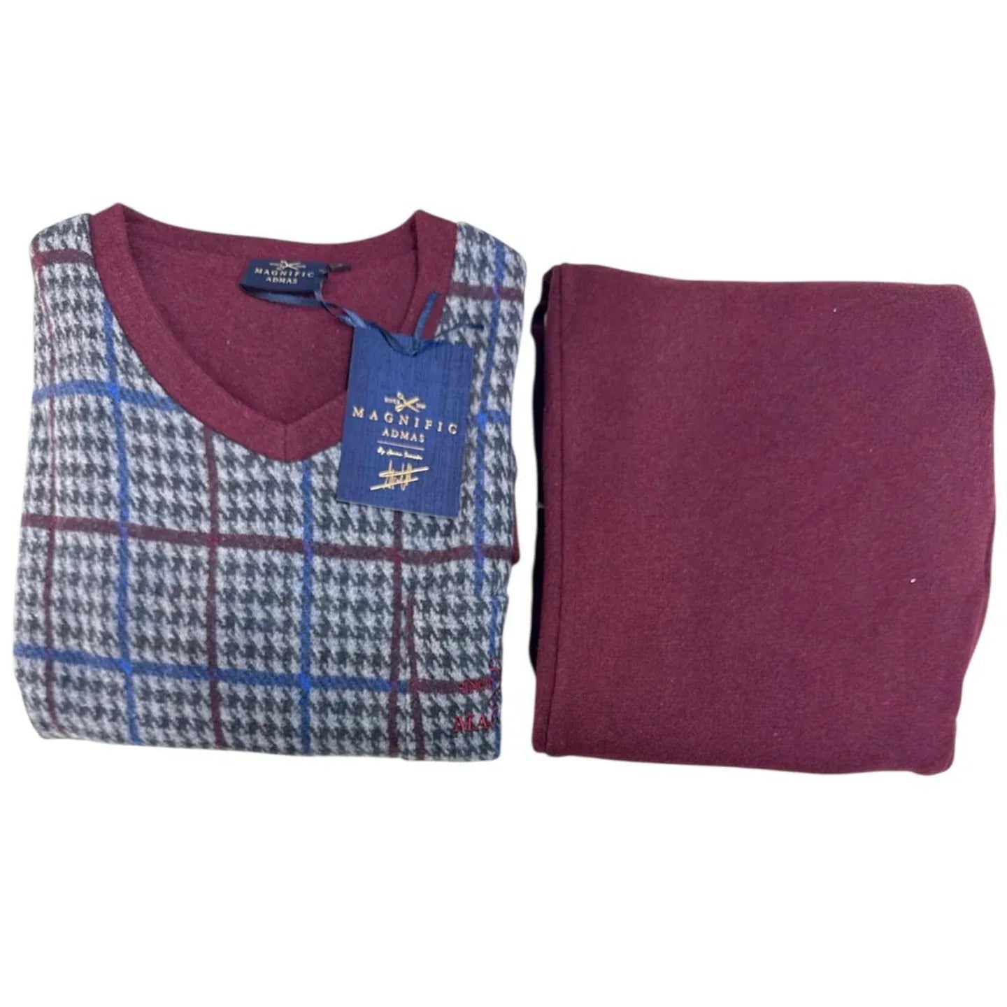 Pigiama Uomo Admas 63766 – Autunno/Inverno – Stile Elegante e Comfort Ineguagliabile - The King Luxury