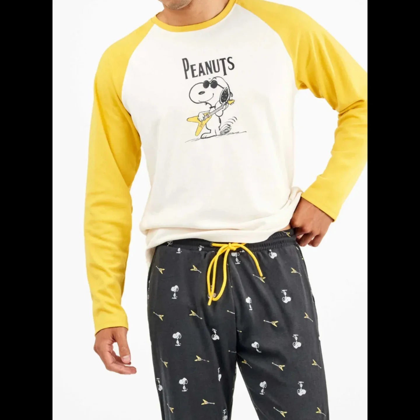 Pigiama Uomo Autunno/Inverno Gisela 2/20343S – Set Snoopy in Maglia Interlock - The King Luxury