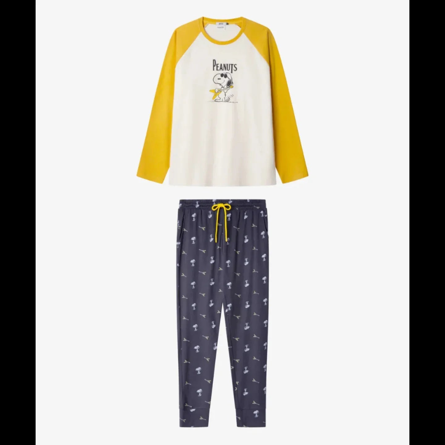 Pigiama Uomo Autunno/Inverno Gisela 2/20343S – Set Snoopy in Maglia Interlock - The King Luxury