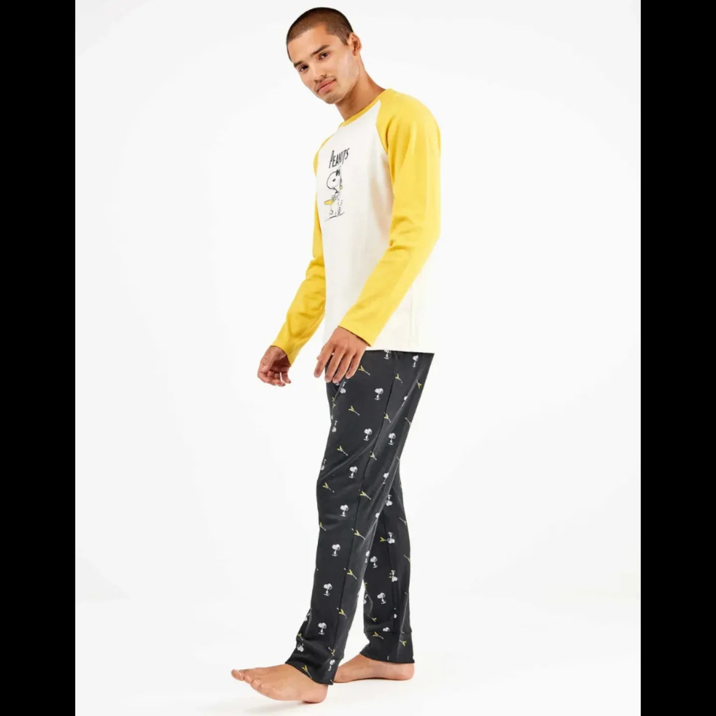 Pigiama Uomo Autunno/Inverno Gisela 2/20343S – Set Snoopy in Maglia Interlock - The King Luxury