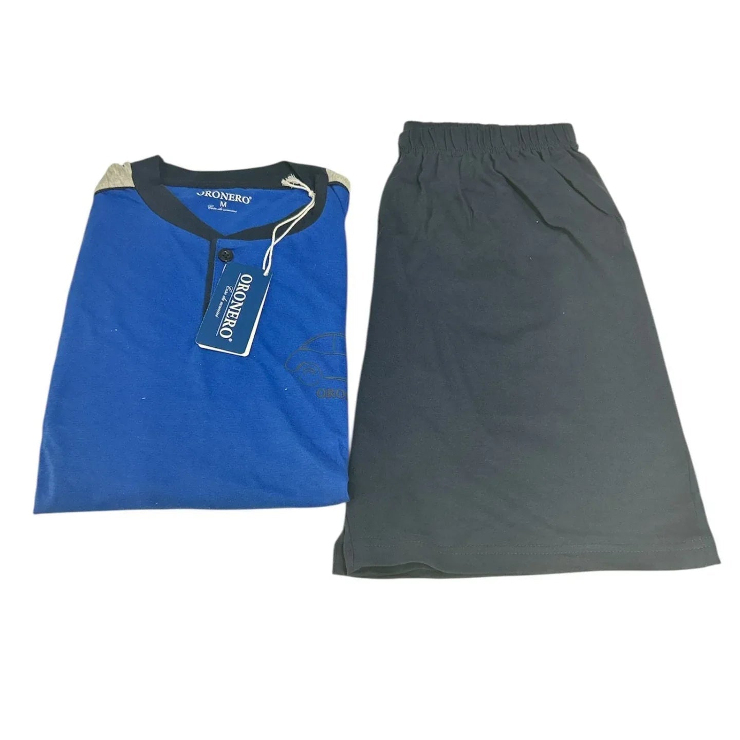 Pigiama Uomo Primavera/Estate Oronero OU456 Cotone - The King Luxury