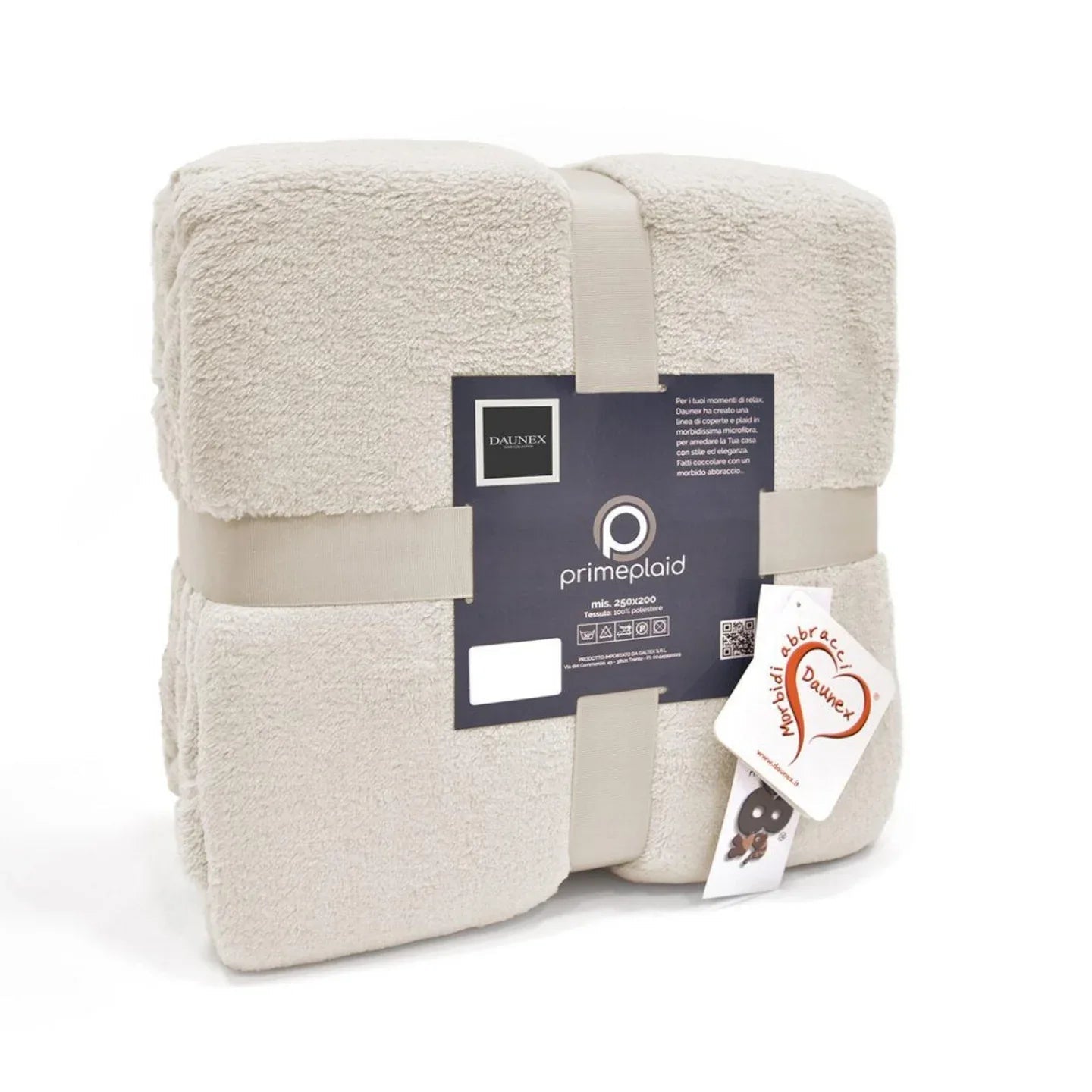 Plaid Daunex Prime 250×200 cm – Microfibra Morbidissima Tinta Unita - The King Luxury