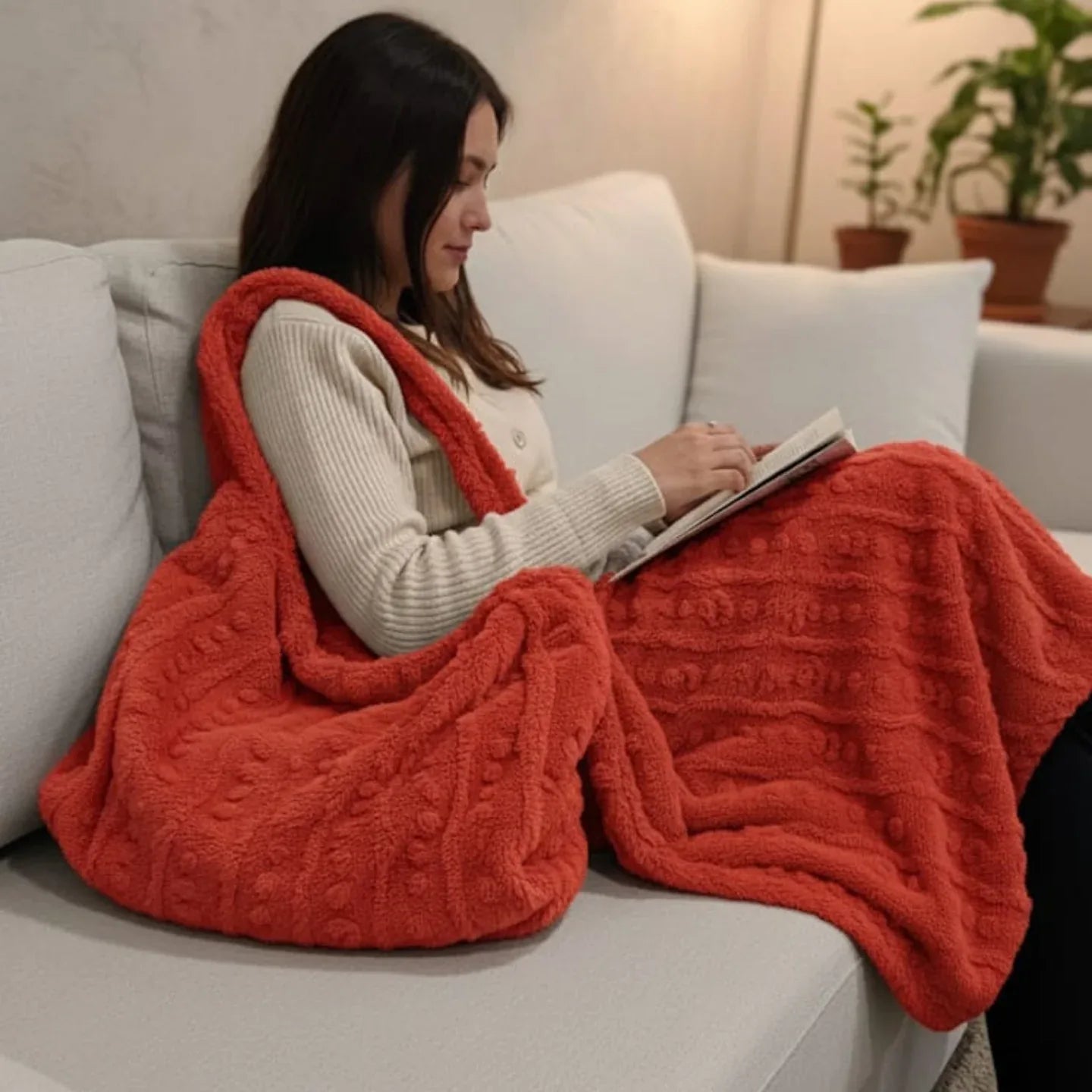 Plaid Papalina PLS130 Sherpa - The King Luxury