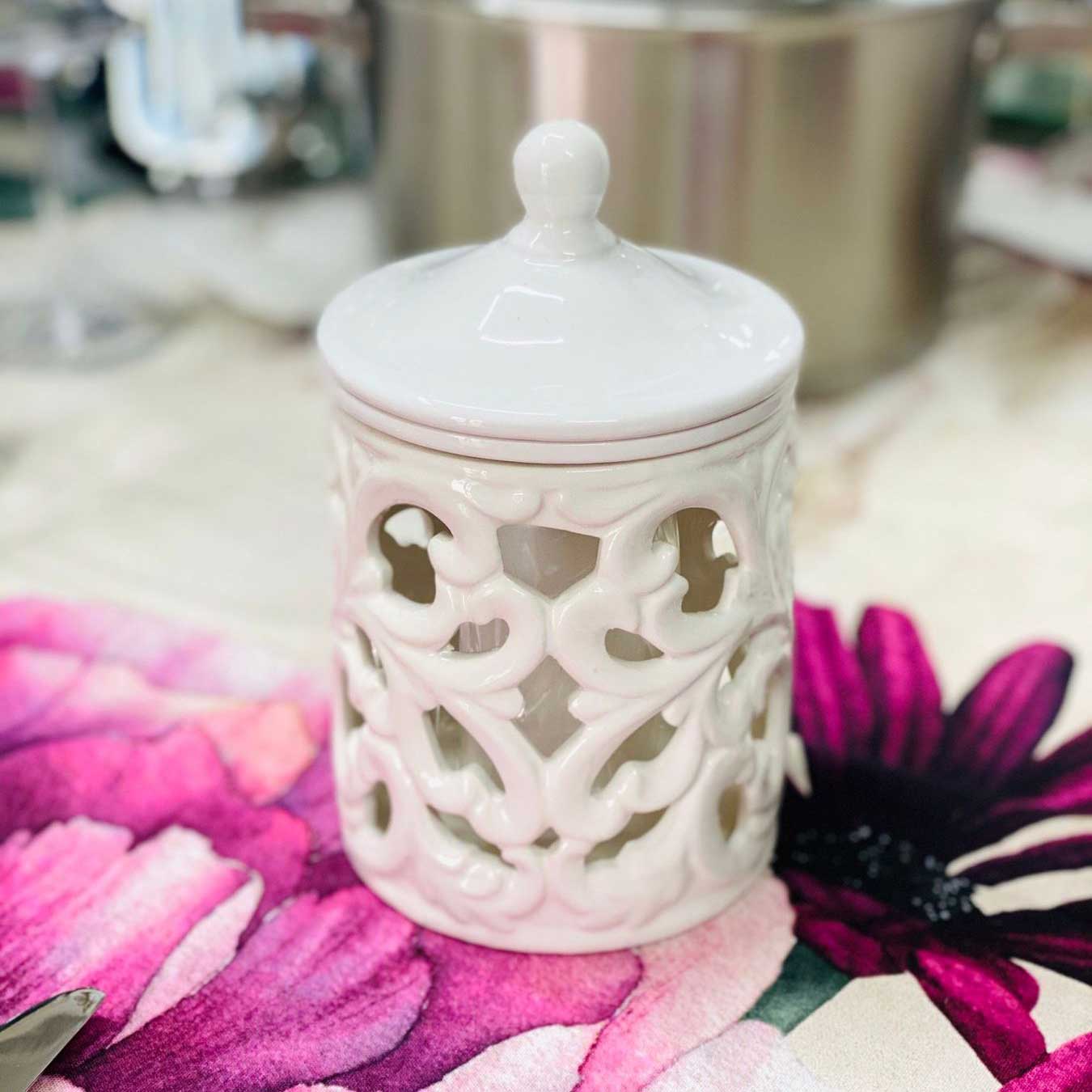 Porta candela Special Gifts KF2/S Porcellana - The King Luxury