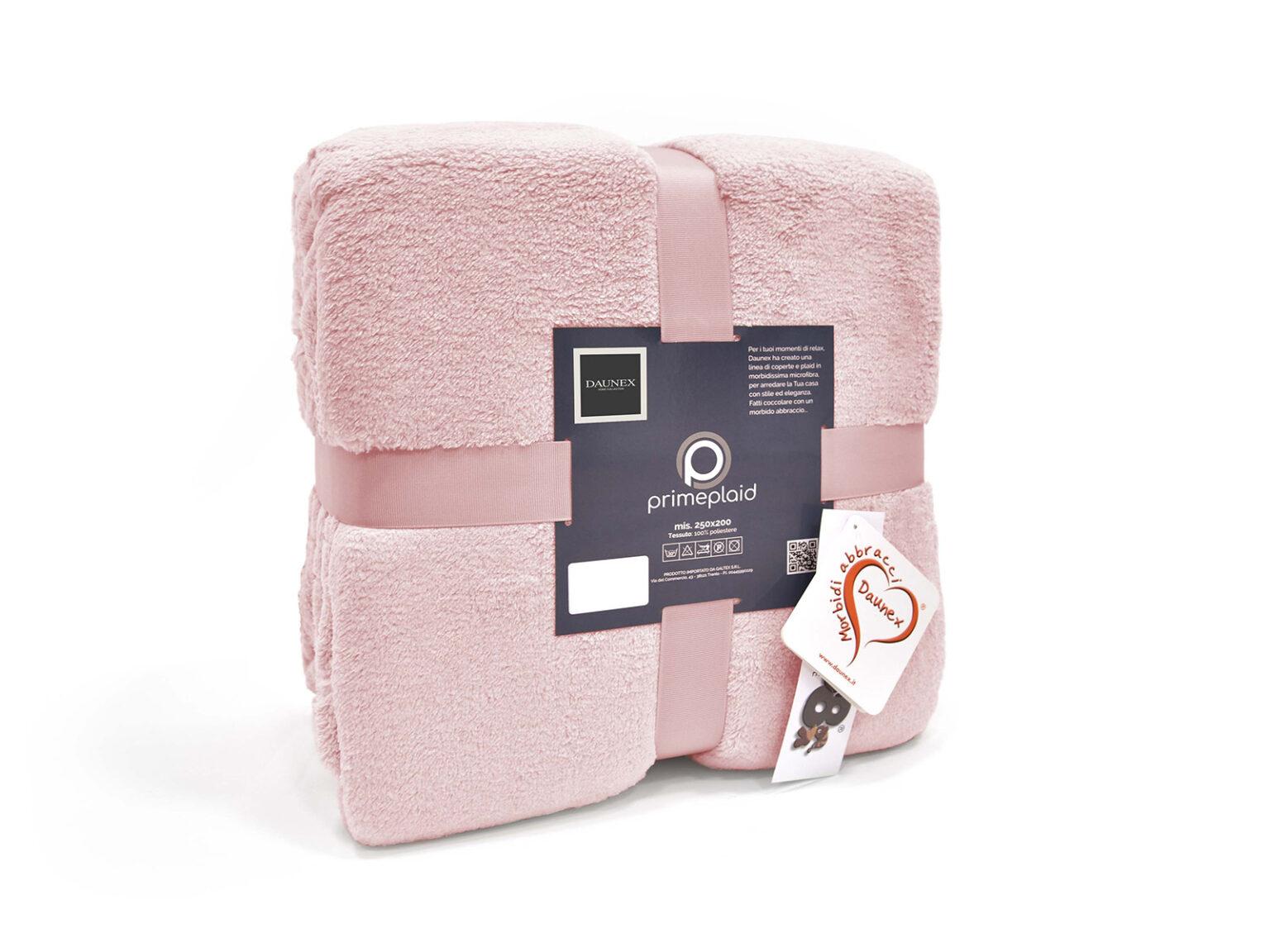 Coperta Daunex Prime 250×200 cm – Microfibra Morbidissima Tinta Unita