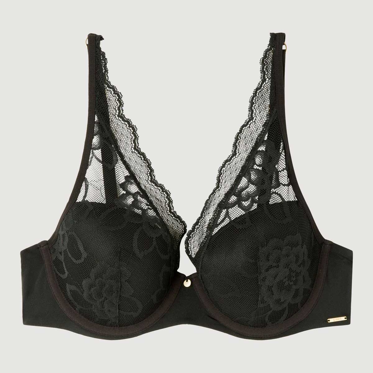 Reggiseno Gisela Negro - The King Luxury