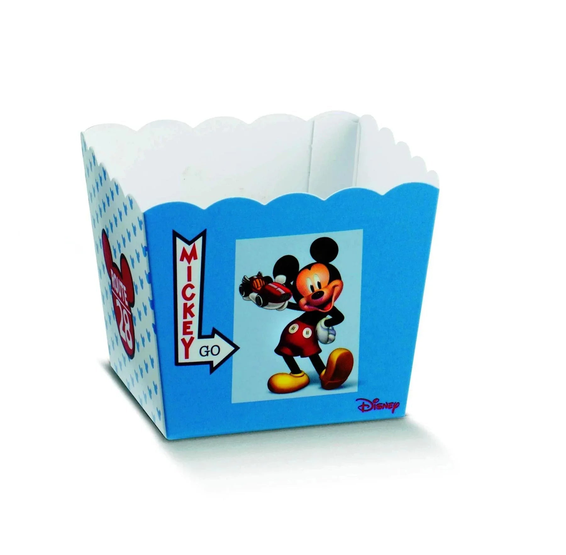 Scatolina Nascita Bimbo vaso Disney Topolino Mickey Celeste - The King Luxury