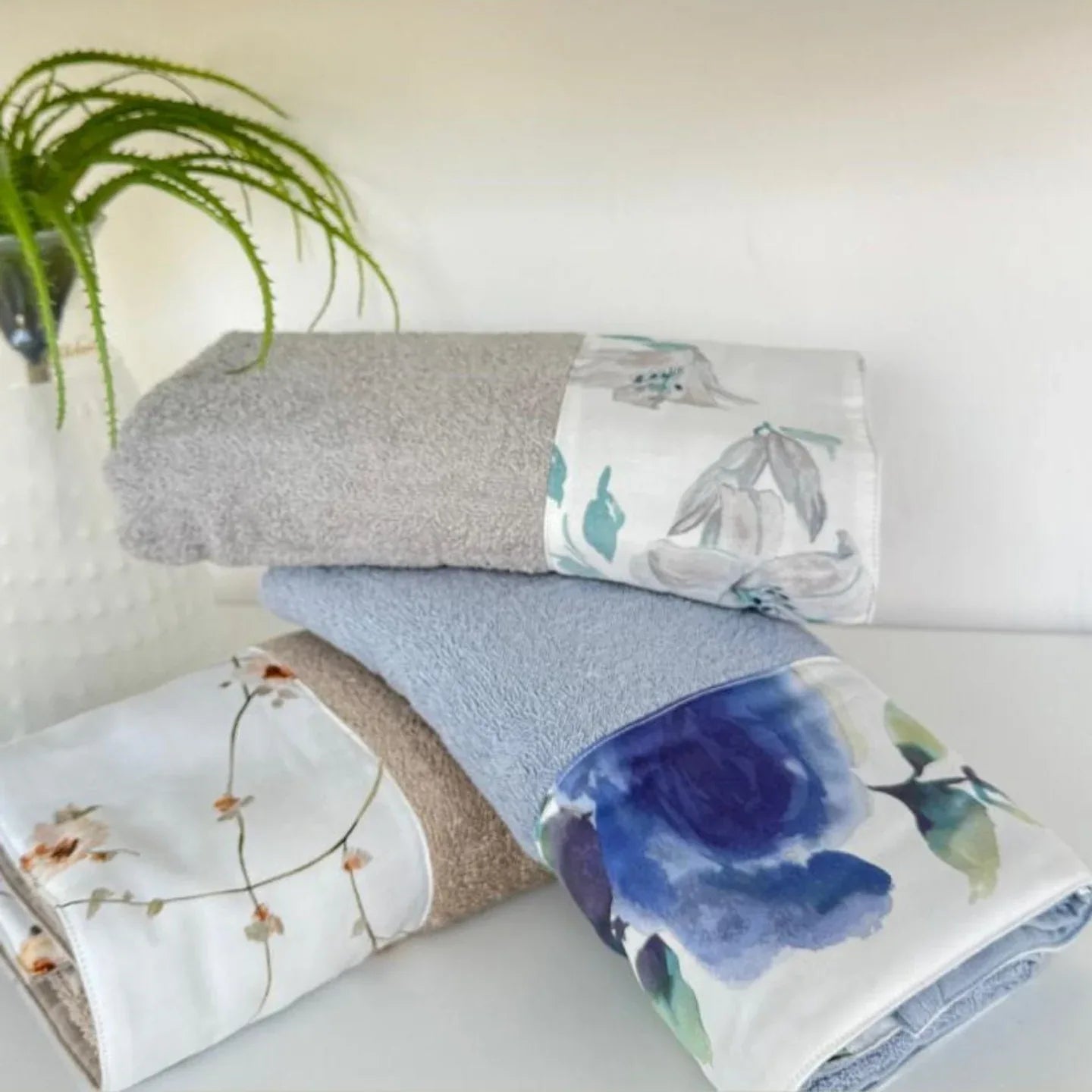 Set Asciugamani 3+3 Alexander Tuscany Home Balza – Spugna di Cotone - The King Luxury