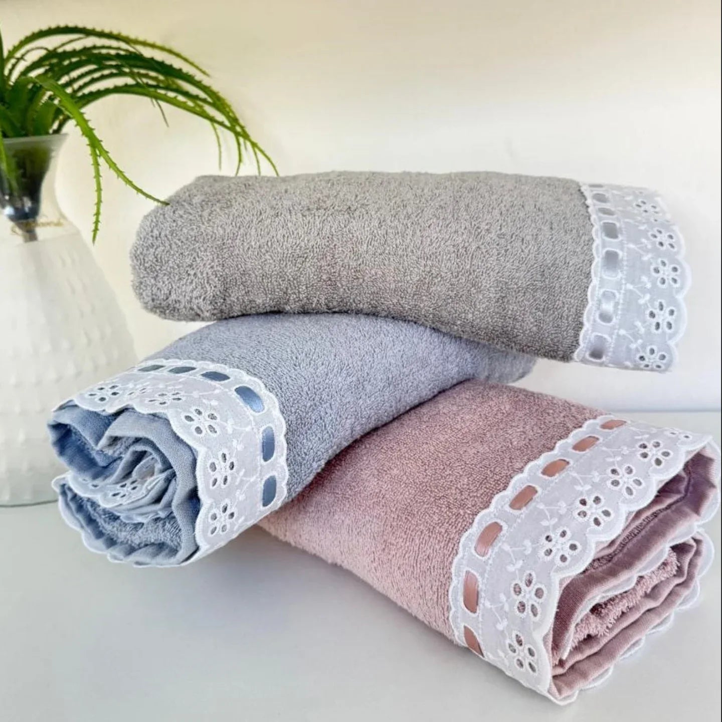 Set Asciugamani 3+3 Alexander Tuscany Home Colors Spugna di Cotone - The King Luxury