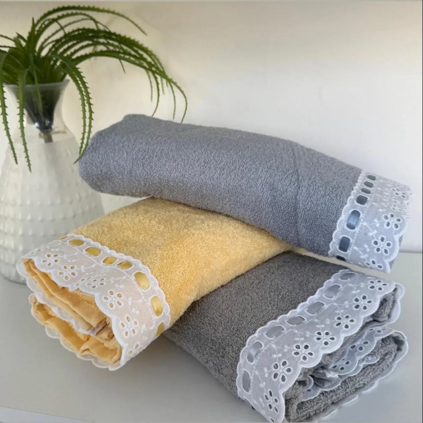 Set Asciugamani 3+3 Alexander Tuscany Home Colors Spugna di Cotone - The King Luxury