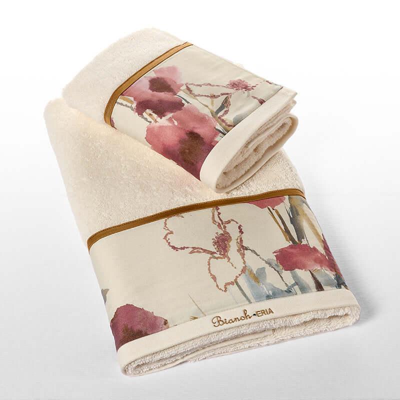 Set Asciugamani Eria Serie Senape Spugna di Cotone - The King Luxury