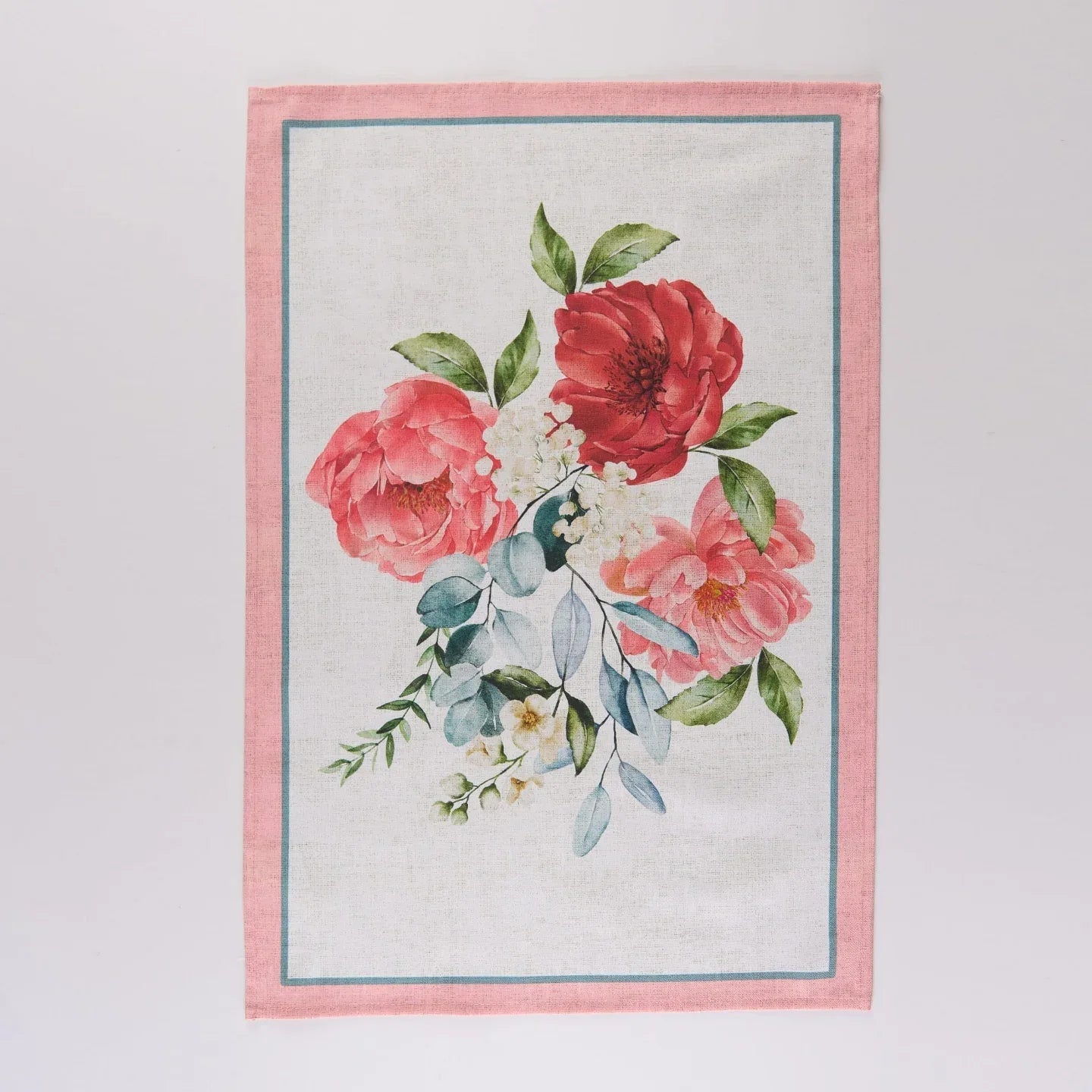 Strofinaccio Maè Via Roma 60 Dublino – 100% Cotone Stampa Floreale - The King Luxury