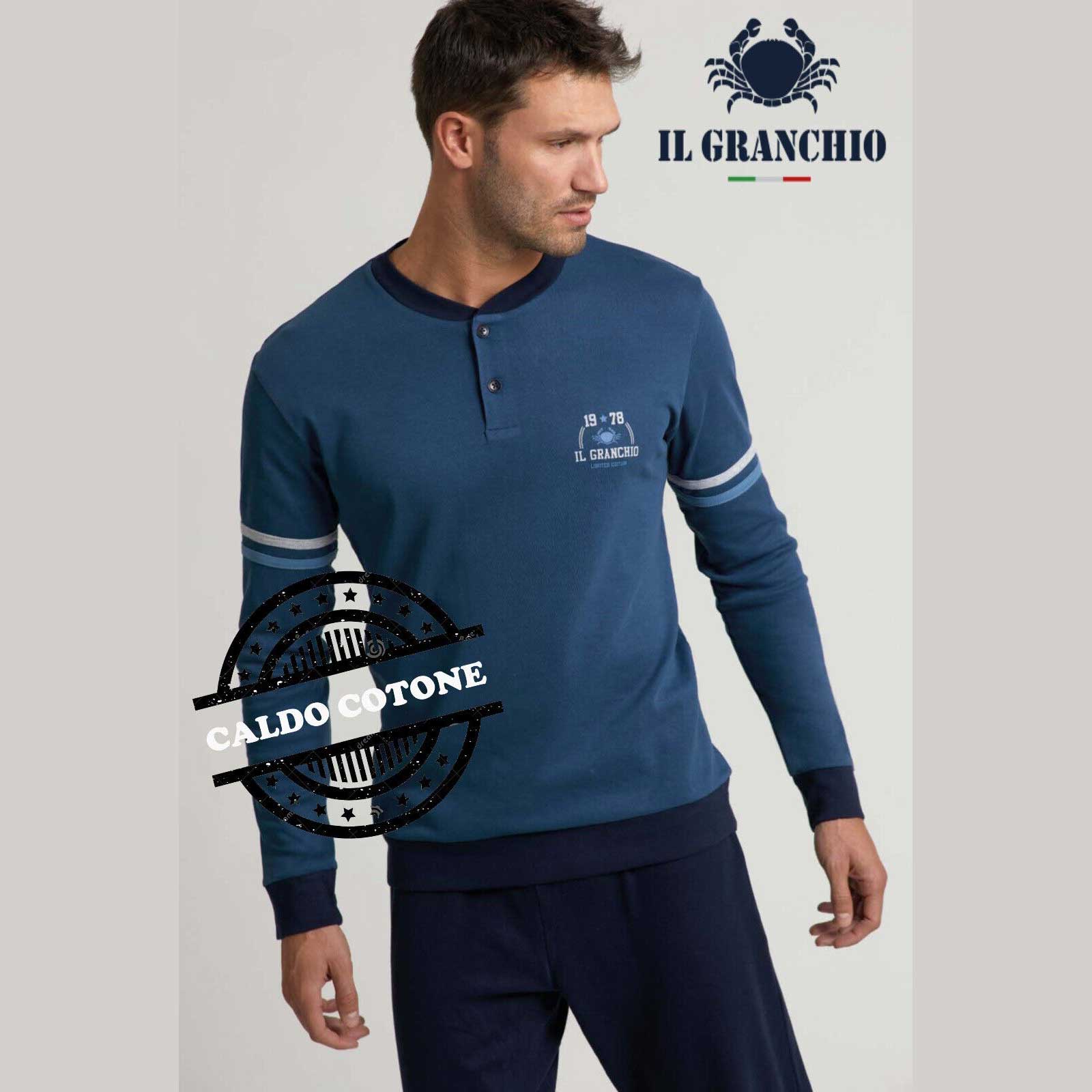 Pigiama Autunno/Inverno Uomo Il Granchio GP2053 Cotone